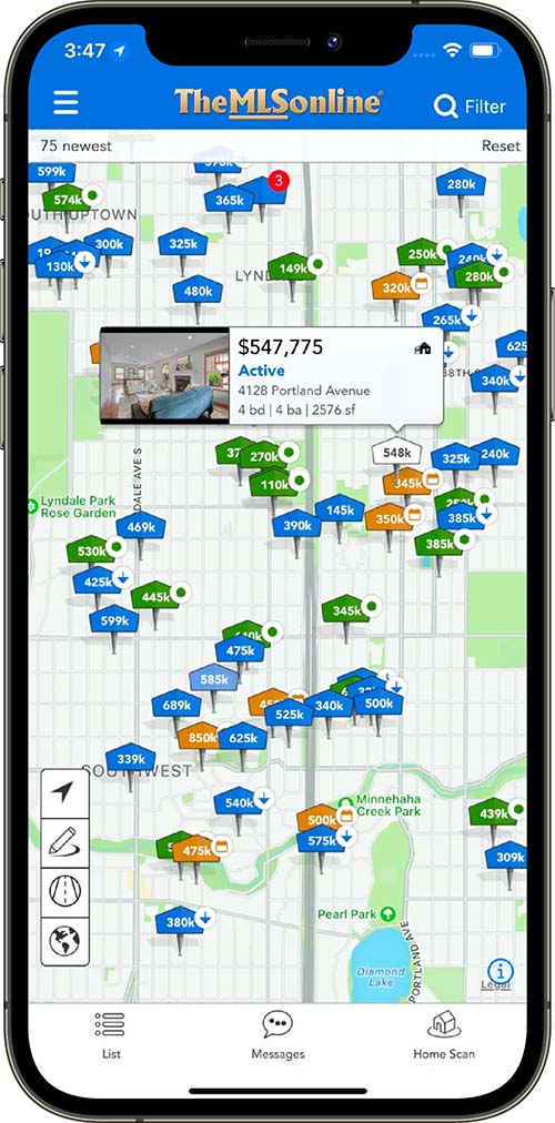 iphone real estate search app